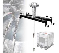 Mezcladora de cemento de 1000 l/264 galones for mezclar lodo, cemento, mortero, pintura y forraje. Agitador neumático for pintura con soporte retráctil.(3 Cylinder)