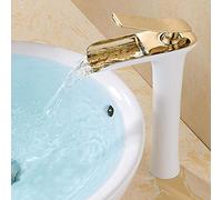 Mezcladora de fregadero de la cocina Agua de agua grifo grifo de cuenca alta de cuenca alta de cuenca cascada grifo de baño para cuencas para cuencas de cuencas de toque de grifo antigüedad LWX