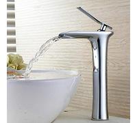 Mezcladora de fregadero de la cocina Agua de agua grifo grifo de cuenca alta de cuenca alta de cuenca cascada grifo de baño para cuencas para cuencas de cuencas de toque de grifo antigüedad LWX