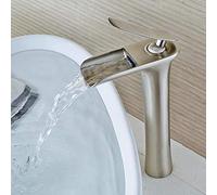 Mezcladora de fregadero de la cocina Agua de agua grifo grifo de cuenca alta de cuenca alta de cuenca cascada grifo de baño para cuencas para cuencas de cuencas de toque de grifo antigüedad LWX