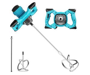Mezcladora De Mortero, Batidora Mortero de 3500W, Mezclador De Mortero con 6 Velocidades, Hormigoneras Electricas, Ideal Para Mezclar Pienso, Yeso, Pintura, Cemento, Mortero,Etc