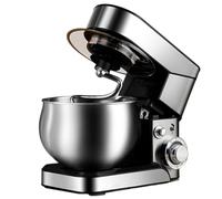 Mezcladora De Pie 1200W 5L, Mezcladora De Cocina Con Cabezal Inclinable De 6 Velocidades Con 3 Accesorios De Mezcla, Tapa De Alimentación Transparente A Prueba De Salpicaduras Para Hornear En Familia