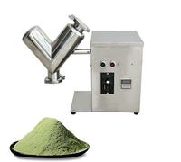 Mezcladora de polvo experimental tipo V, mezcladora rotativa vertical de acero inoxidable para partículas y gránulos con velocidad ajustable, mezcladora eléctrica grande para polvo seco para ( 8L)