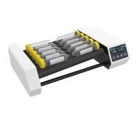 Mezcladora de Rodillos de Laboratorio, agitador rotatorio Orbital de 6/8 Rodillos con Pantalla LCD, Velocidad Ajustable, Modo Continuo o temporizado, for Tubos de centrífuga de 6-34 mm.(6rollers)
