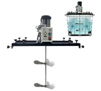 Mezcladora eléctrica de pintura de grado industrial de 2100 W, agitador IBC de 1000 L con ajuste de velocidad, para remover y mezclar pinturas, pigmentos, adhesivos, resinas, jarabes(B)
