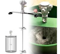 Mezcladora neumática de pintura de 55 galones, agitador de aire de 3/4 HP, mezcladora de pintura y revestimientos de alta resistencia, máquina mezcladora neumática industrial para una mezcla y agitac