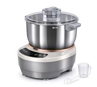 Mezcladora y amasadora automática de acero inoxidable, amasadora eléctrica de cocina inteligente con temperatura constante y rápida.