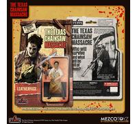 Mezco Leatherface Figur 9,5 cm The Texas Chainsaw Massacre 1974 5 Punkte