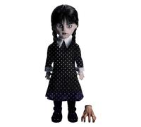 Mezco Muñeca LDD Presents Wednesday Negro/Blanco, 100% plástico, en Caja de Rega