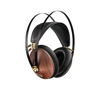 MEZE AUDIO 99 Classics Second Gen - Auriculares de madera cerrados para audiófilos, juegos, podcasts, auriculares con cable con adaptador USB-C de 3.5 mm y diadema autoajustable