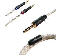 Meze Audio Cable premium PCUHD con baño de plata jack 6.3mm - Cable de extensión para auriculares HI-FI