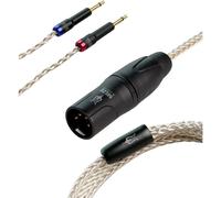 Meze Audio Cable premium PCUHD plateado XLR de 4 pines - Cable de extensión para auriculares HI-FI