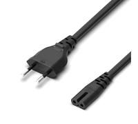 Mezelon 3m Cable de Alimentación Enchufe Tipo C Euro a C7 (Euro 8) - Compatible con Cargadores de Patinete Xiaomi, Segway-Ninebot, GoTrax - para Dispositivos de Hogar y Oficina