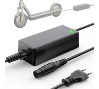 Mezelon Cargador Patinete Xiaomi, 54.6V 2A Cargador para Patinete Eléctrico Xiaomi 4 Pro MAX, 4 Pro Plus, 5 MAX, Ninebot ZT3 Pro, Cargadores de baterías para patinetes, Cargadores de Batería 48V