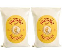 Mezete Hummus Original, Garbanzos con Sésamo para Untar, Pasta de Garbanzo, 100% Natural, sin Gluten, 1 kg (Paquete de 2)