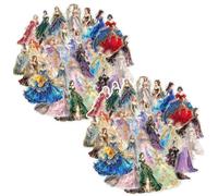 MEZHEN Pegatinas Holográficas Stickers Princesas PegatinasTransparentes Scrapbooking Stickers Juego Niños Cumpleaños Decoración Álbumes de Recortes Diarios