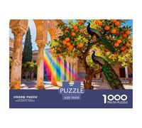 Mezquita de Córdoba Puzzle De Madera Impermeable DIY Puzzles De 1000 Piezas Regalos para Adultos Colorido Rompecabezas Decoración del Hogar