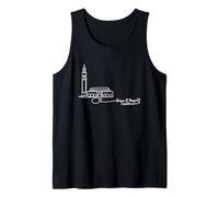 Mezquita Hassan II, Casablanca, Marruecos Signature Heart Art Camiseta sin Mangas