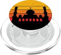 Mezquita Retro al Atardecer para Ramadán Eid Al-Adha Eid Al-Fitr PopSockets PopGrip para MagSafe
