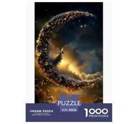 Mezzaluna D'oro Puzzles 1000 Piezas Juego De Reto Juguete Adultos Y Más De 12 Años Mezzaluna D'oro Juego De Puzzle Reto Educativo Aprendizaje Divertido Regalo Decoración Hogar 38x26cm/1000pcs