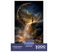Mezzaluna D'oro Puzzles 1000 Piezas Juego De Reto Juguete Adultos Y Más De 12 Años Mezzaluna D'oro Puzzle Diversión Familiar Reto Educativo Interacción Regalo Decoración Hogar 70x50cm/1000pcs