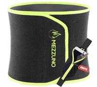 mezzuno Faja Reductora Hombre Mujer Adelgazante de Neopreno Ajustable sin Latex · con Efecto Sauna para Sudar Más y Reducir Cintura y Abdomen · Incluye Riñonera