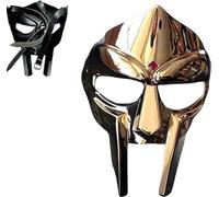 MF Doom Mask - Casco de gladiador con acabado de latón, casco romano vikingo gladiador