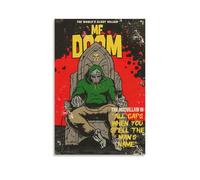 MF Doom - Póster retro estético para pared, lienzo vintage, pintura decorativa para sala de estar, dormitorio, decoración de habitación, 30 x 45 cm, estilo sin marco