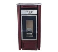 MF - Estufa de Pellets Canalizable Modelo AINHOA de 14,5 kW con 2 Canalizaciones Independientes para Calentar hasta 390 m³ - Burdeos