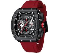 MF MINI FOCUS Reloj para hombre, Rojo-Negro