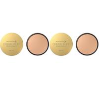 MF RG PUDER CREME PUFF 50 Natural (Paquete de 2)