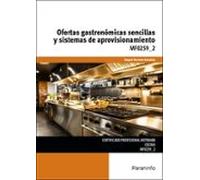 (mf0259_2) Ofertas Gastronómicas Sencillas Y Sistemas De Aprovisi Onam