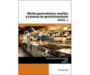 (mf0259_2) ofertas gastronómicas sencillas y sistemas de aprovisi onam