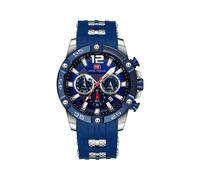 (MF0349G01) Reloj de pulsera deportivo multifuncional de cuarzo de lujo para hombre con correa de silicona.