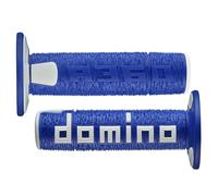 MF4562 Puños Domino A360 Azul / Blanco Universales Cross Yamaha Honda KTM TM