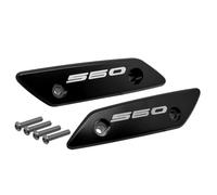 MF5564 Tapas Cubiertas Espejos Puig CNC Negro Para Yamaha TMax 560 2022 / 2024