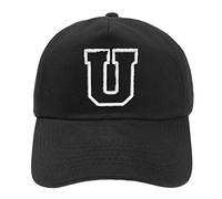 MFAZ Morefaz Ltd Niño Niña Sombrero Gorra De Béisbol para el Sol Niños Snapback Juventud Letras A-Z (U)