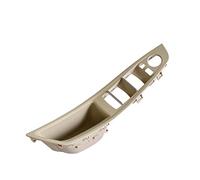 MFBGPVCVMM Cubre Para BMW 5 Serie F10 F11 520d 530d 535i 550i 2009 2010 2011 2012 2013 Accesorios De Coche ABS Manija Interior Cubierta Embellecedora De Tirar(Beige-White-Panel)