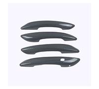 MFBGPVCVMM Manejar Carbono Para Manija Puerta Coche Pegatina Embellecedora Decorativa Accesorios Estilo Para Hyundai Para Elantra CN7 Para Avante I30 2021 2022(Carbon 1 button)