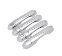 MFBGPVCVMM Manejar Cubierta De Manija De Puerta Lateral Cromada Recorte Car Styling Auto Exterior Para Renegado 2014 2015 2016 2017 2018 2019 2020 2021 2022(With Smart Hole)