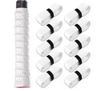 MFCGHXR 10 Piezas Sobregrip Racket Anti Slip,Grips Pádel Tenis Perforados, Overgrip de Pádel y Tenis - Empuñadura de Pala de Pádel y Accesorios de Pádel, Grip de Raqueta de Tenis Raquetas