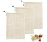 MFCGHXR Set de 3 Mallas para Cocción de Legumbres y Garbanzos - Bolsa de Nylon para Cocinar y Almacenar, Resistente y Fácil de Usar, Ideal para Cocina Casera y Preparaciones de Verduras
