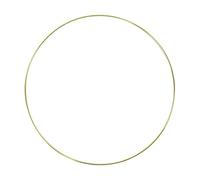MFESFCS Aros Metalicos Manualidades 10-40CM Gold Silver Floral Wreath Hoops Metal Frame Wire Ring DIY Macrame Hanging Craft Iron Circle Christmas Wedding Decoration(07)