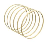 MFESFCS Aros Metalicos Manualidades 8pcs Garland Set, Rings-Bohemian Style Wreaths For Wedding Decorations Themes,Wooden Wreath Ring(15CM)