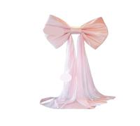 MFESFCS Lazo De Satén Grande 1pc Giant Pink Bow Party Decoration, Elegant Festival Event Decoration For Weddings and Celebrations(L)