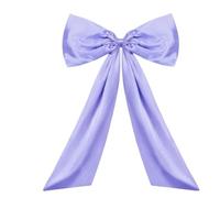MFESFCS Lazo De Satén Grande Fashion Satin Ribbon Big Coquette Bow Hanging Large Giant Bowknot Bow Decoration Birthday Party(Purple)