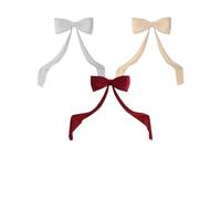 MFESFCS Lazo De Satén Grande Giant Velvet Bow Tree Topper 70.8 Inches Large Velvet Festive Decorative Bow For Living Room(Red)