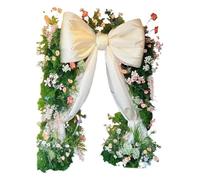 MFESFCS Lazo De Satén Grande Huge Bow Decoration Set Removable Props Window Decoration(Deep Sapphire)