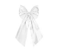 MFESFCS Lazo De Satén Grande Large Satin Long Tail Bow Background Decoration For Auditorium Seats Aisles Birthday Party Events(Dark Grey)