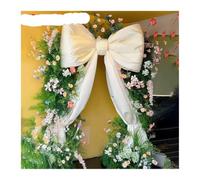 MFESFCS Lazo De Satén Grande Oversized Giant Bow Decor For Wedding Birthday Party Photo Props Shop Window Decor(H 1.5mX2.2m)